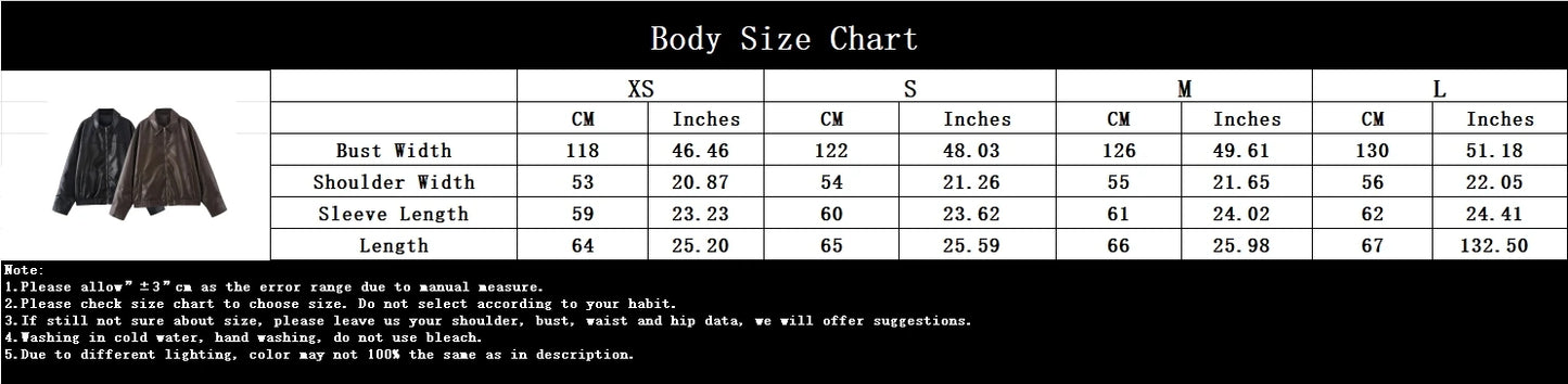 KONDALA 2026 Spring Summer Brown Business Casual Faux Leather Women Jackets Chic Valentine‘s Day Spliced Zipper Ladies Jackets