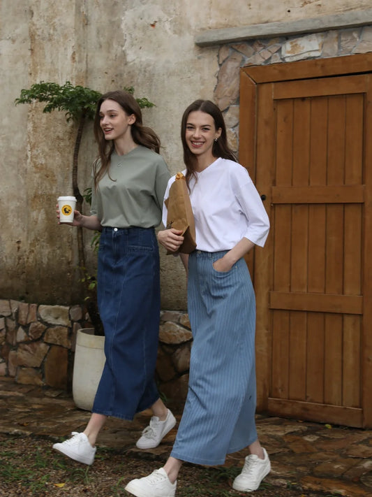 AS 2025 summer loose design drop sleeves boxy Tee V neck casual style  high quality  fabric woman clothes