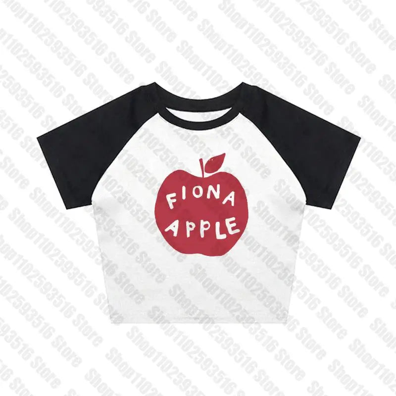 Y2K Crop Tops T-shirt Short Sleevle Vest Tees Harajuku Streetwear Suspenders Women Clothes Aesthetic Letter graphics shirt 2000s