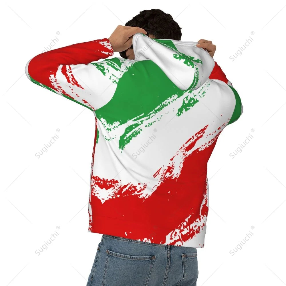 Unisex Emblem Of Iran Lion And Sun Flag Of Iran Hoodie 3D Men Women Harajuku Sweatshirt Pullover Hoodies Polyester Casual